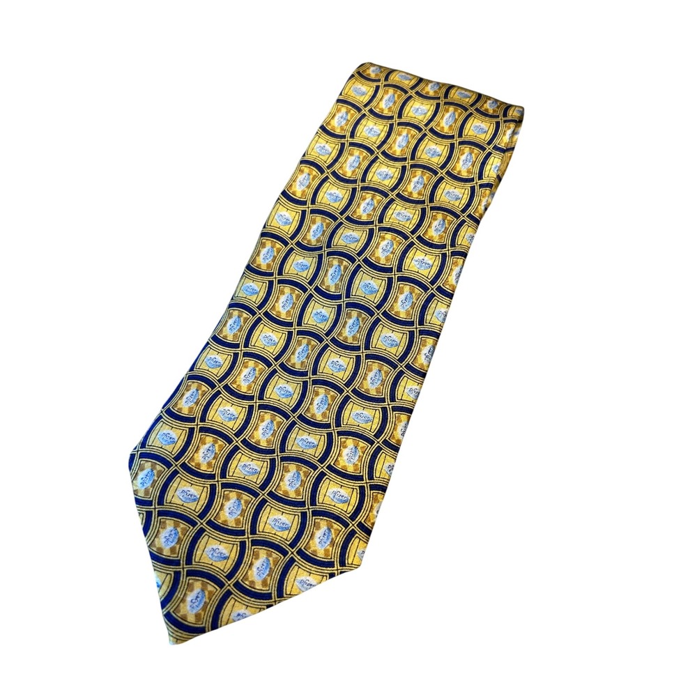 Pfizer Necktie Men's 100% Silk Little Blue Pill Pharmaceutical Novelty